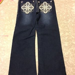 Girls Wired Heart Jeans